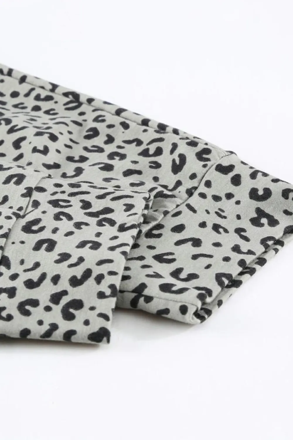 Hot Dear-Lover Breezy Leopard Joggers Khaki