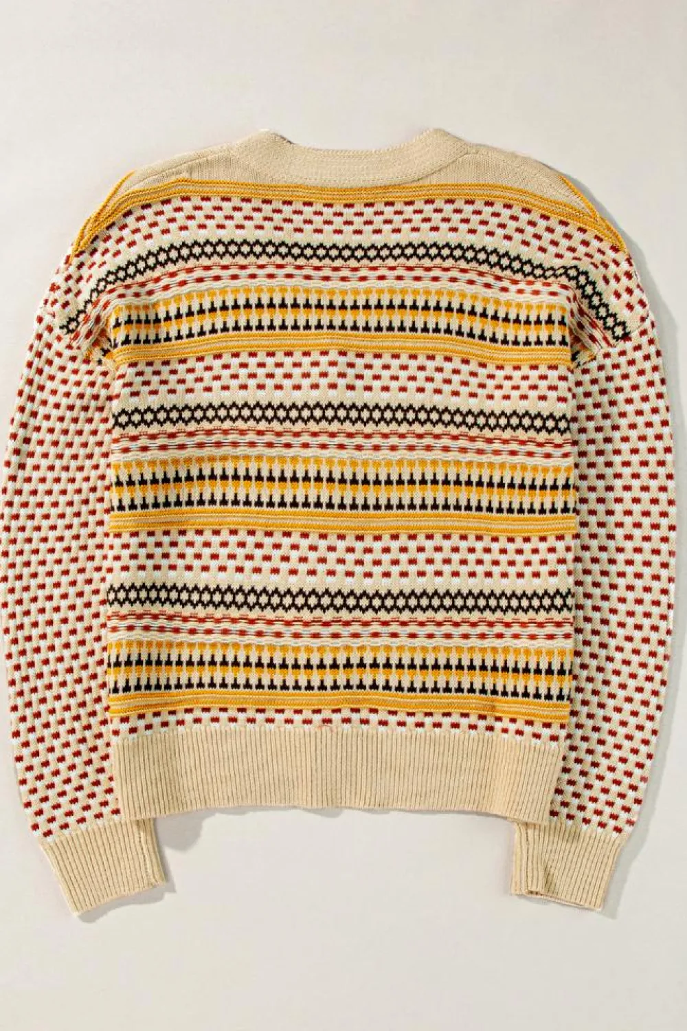 Discount Dear-Lover Buttoned V Neck Cropped Cardigan Khaki