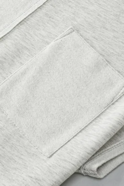 Online Dear-Lover Colorblock Chest Pocket Exposed Seam Tee and Shorts Set Khaki