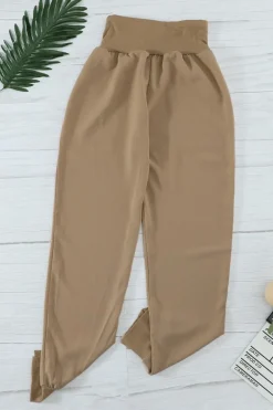 Outlet Dear-Lover Pocketed Casual Joggers Khaki