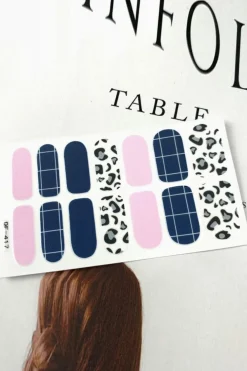Best Dear-Lover Leopard Frosted Gel Nail Stickers Leopard-2