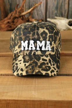 Online Dear-Lover MAMA Embroidered Baseball Cap Leopard