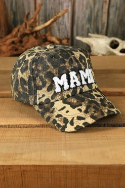 Online Dear-Lover MAMA Embroidered Baseball Cap Leopard