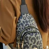 Best Dear-Lover Print PU Sling Bag Leopard