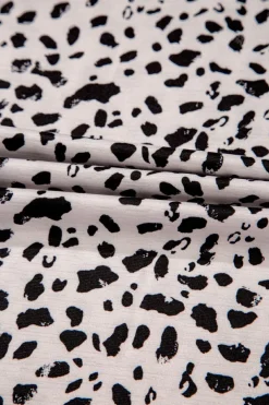 Hot Dear-Lover Print Round Neck Tank Top Leopard