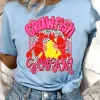 Sale Dear-Lover Crawfish Season Fashion Graphic T Shirt Light Blue