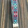 Sale Dear-Lover Western Pattern Knitted Wristband Keychain Light Blue