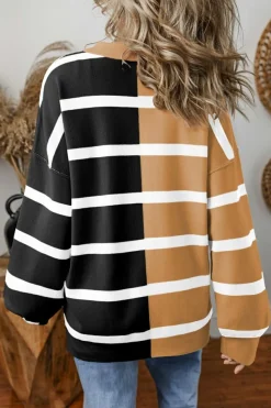 Sale Dear-Lover Colorblock Oversized Sweater Light French Beige