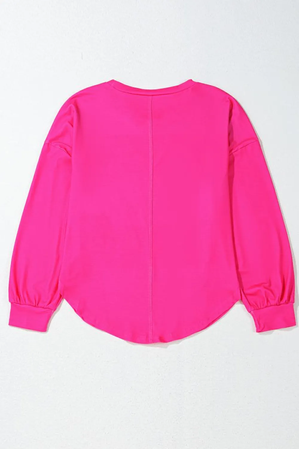 New Dear-Lover Colorblock Striped Drop Shoulder Loose Top Light Green