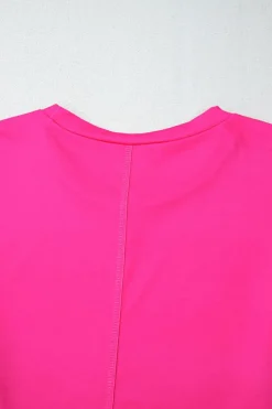 New Dear-Lover Colorblock Striped Drop Shoulder Loose Top Light Green
