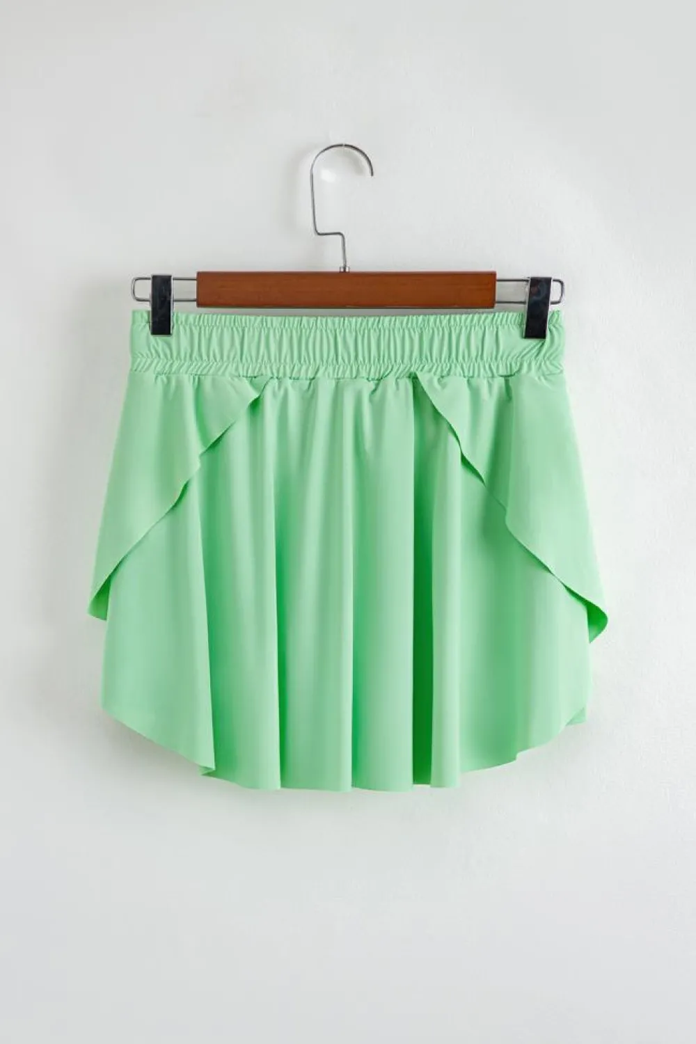 Sale Dear-Lover Drawstring High Waist Lined Tennis Skorts Light Green