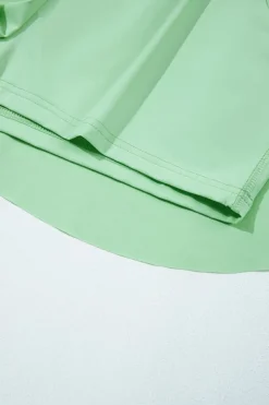 Sale Dear-Lover Drawstring High Waist Lined Tennis Skorts Light Green