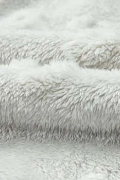 Discount Dear-Lover Leopard Textured Loose Fit Fleece Lounge Set Light Grey