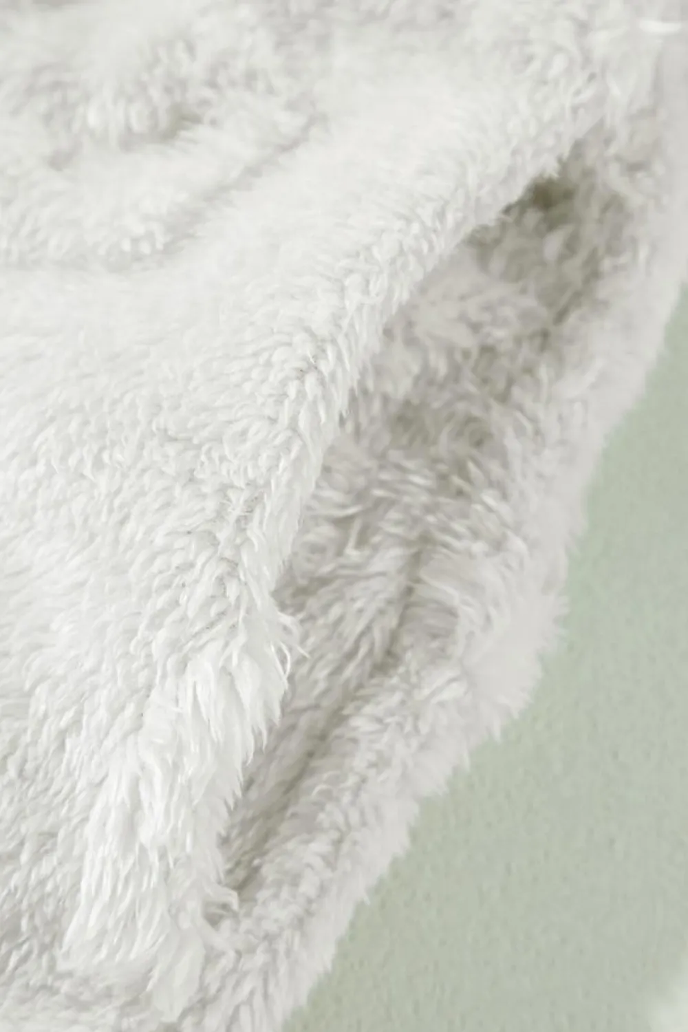 Best Dear-Lover Textured Leopard Fleece Loose Two Piece Lounge Set Light Grey
