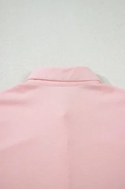 Fashion Dear-Lover 3-Piece Cozy Knit Lounge Set Light Pink