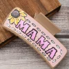 Online Dear-Lover MAMA Sunflower Print Large Hair Clip White