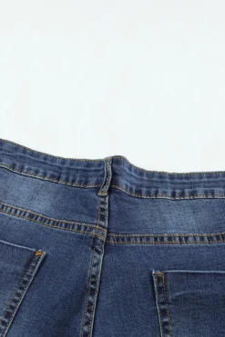 Sale Dear-Lover Medium Wash Vintage Wide Leg Jeans Blue