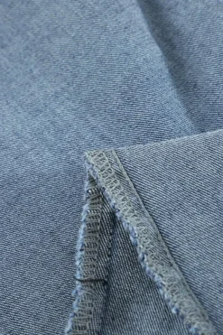 Sale Dear-Lover Medium Wash Vintage Wide Leg Jeans Blue