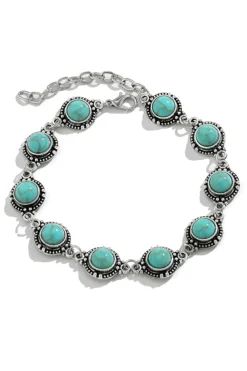 Best Dear-Lover Bohemia Natural Turquoise Anklet Mint Green