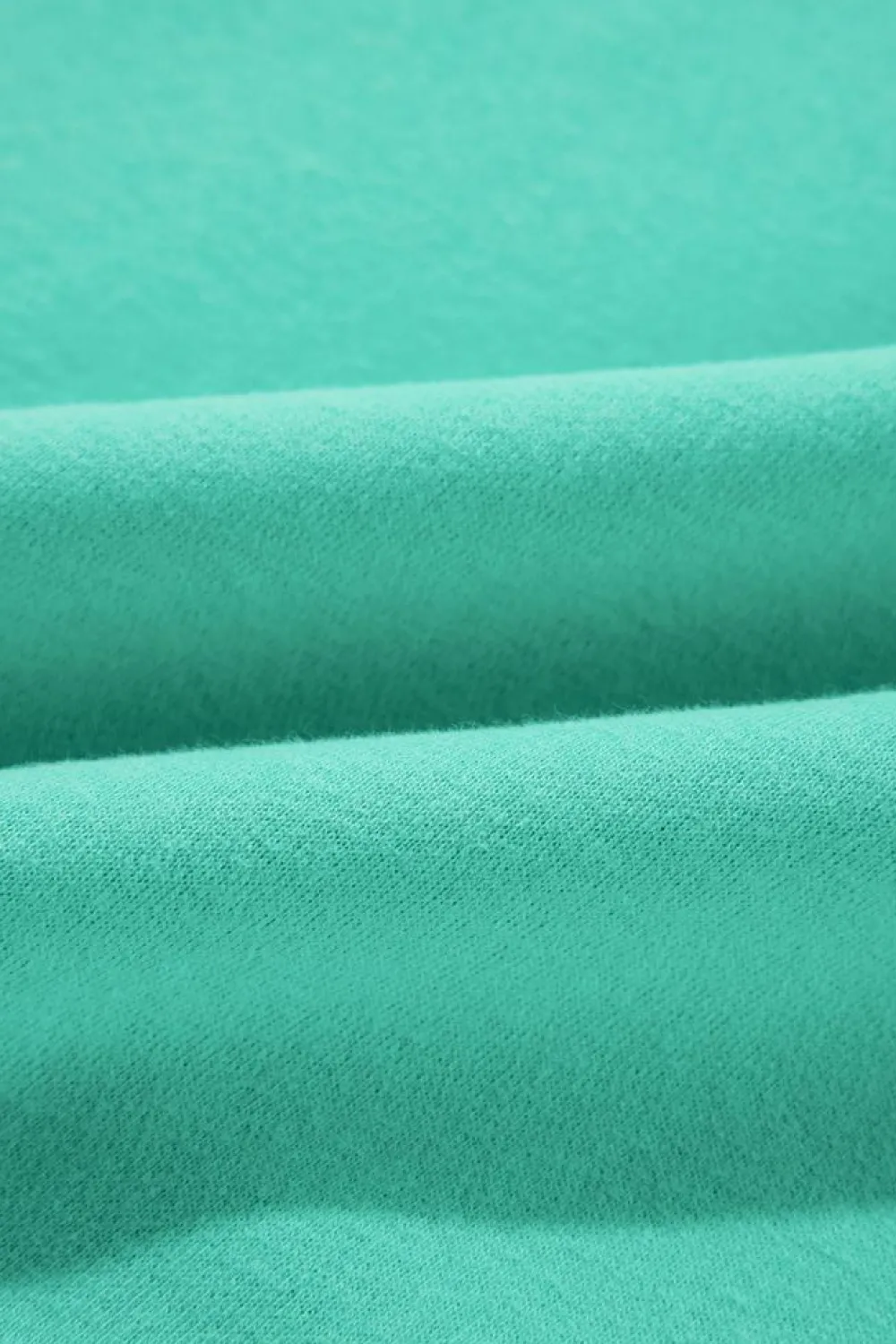 New Dear-Lover Half Zip Kangaroo Pocket Drop Shoulder Hoodie Mint Green