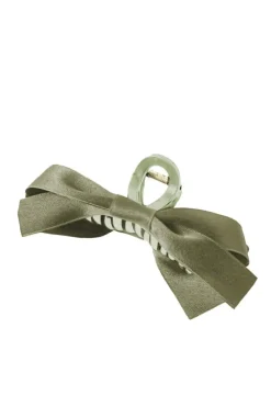 Clearance Dear-Lover Bow Decor Large Hair Claw Clip Mist Green