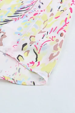 Best Dear-Lover Floral Print Spaghetti Straps Tank Top Multicolor