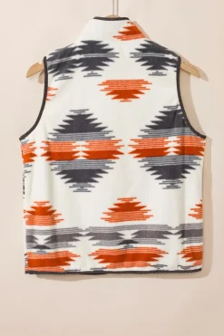 Online Dear-Lover Fuzzy Aztec Western Fashion Vest Jacket Multicolor