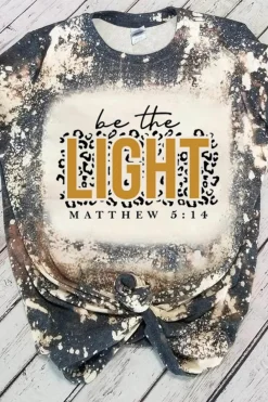 Clearance Dear-Lover LIGHT Letter Leopard Print Color Block Short Sleeve Top Multicolor