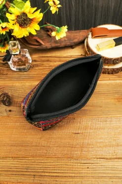 Online Dear-Lover Serape Leopard Make up Storage Bag 14*19CM Multicolor