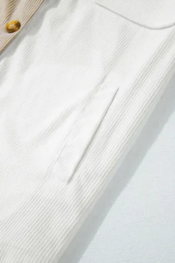 Discount Dear-Lover Corduroy Colorblock Loose Shacket Multicolour