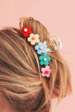 Best Dear-Lover Flowers Cute Hair Claw Clip Multicolour