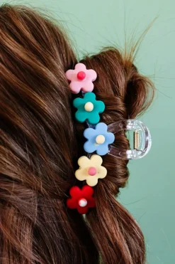Best Dear-Lover Flowers Cute Hair Claw Clip Multicolour