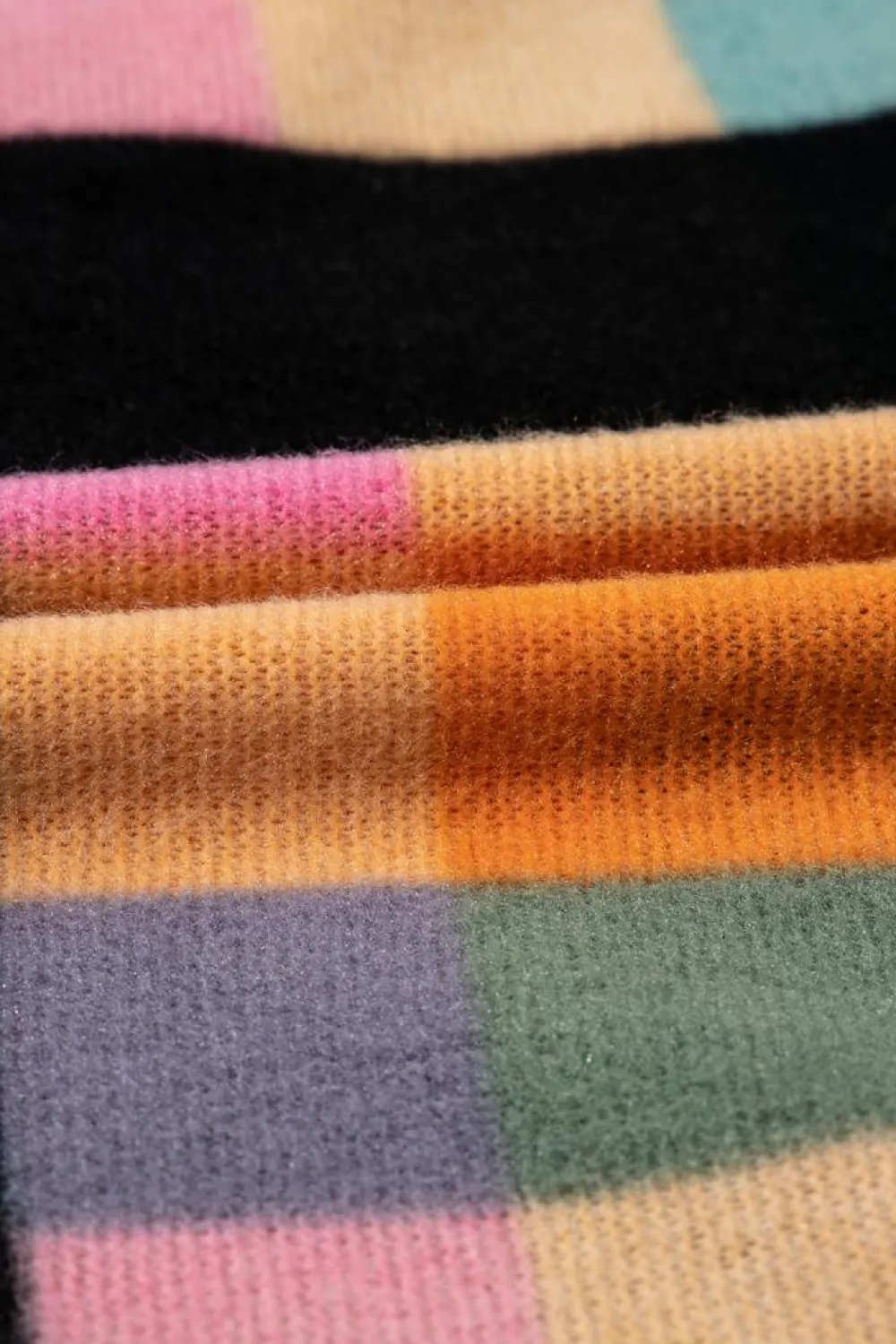 Clearance Dear-Lover Plaid Color Block Flap Pocket Buttoned Hoodie Multicolour