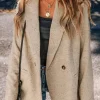 Online Dear-Lover Single Breasted Elegant Suit Jacket Oatmeal