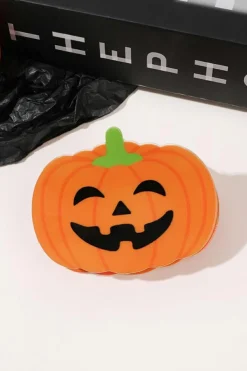 Fashion Dear-Lover Halloween Pumpkin Face Hair Claw Orange