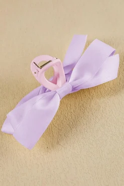 Sale Dear-Lover Bow Decor Large Hair Claw Clip Orchid Petal
