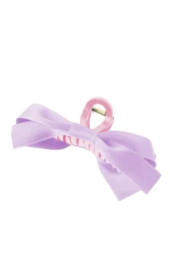 Sale Dear-Lover Bow Decor Large Hair Claw Clip Orchid Petal