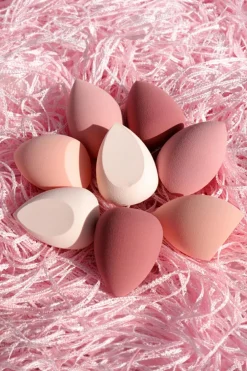 Online Dear-Lover 4pcs Water Drop Shape Makeup Sponge Peach Blossom