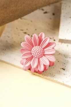 Outlet Dear-Lover Boho Daisy Flower Frosted Hair Clawclip Pink