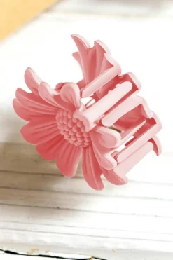 Outlet Dear-Lover Boho Daisy Flower Frosted Hair Clawclip Pink