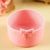Discount Dear-Lover Bowknot Decor Food Grade Silicone Cup Sleeve Pink