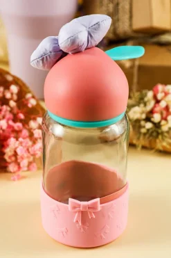 Discount Dear-Lover Bowknot Decor Food Grade Silicone Cup Sleeve Pink