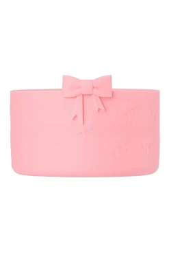 Discount Dear-Lover Bowknot Decor Food Grade Silicone Cup Sleeve Pink