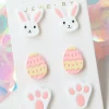 Discount Dear-Lover Happy Easter Day Cute Earrings Pink