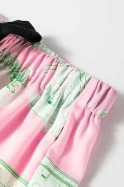 Best Dear-Lover Holiday Resort Short 2pcs Pajama Set Pink