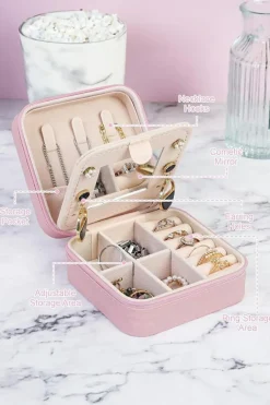 Clearance Dear-Lover Letter E Chenille Patch Jewelry Box Pink