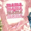 Outlet Dear-Lover Mama Leopard Heart Bleached Graphic T Shirt Pink