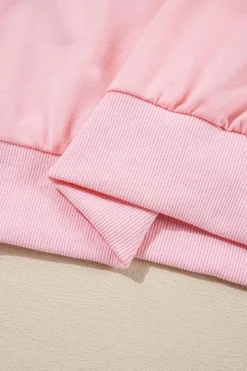 Online Dear-Lover Nutcracker Christmas Crew Neck Sweatshirt Pink