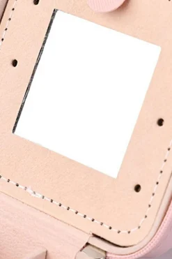 Discount Dear-Lover Portable Chenille T Small Jewelry Box Pink