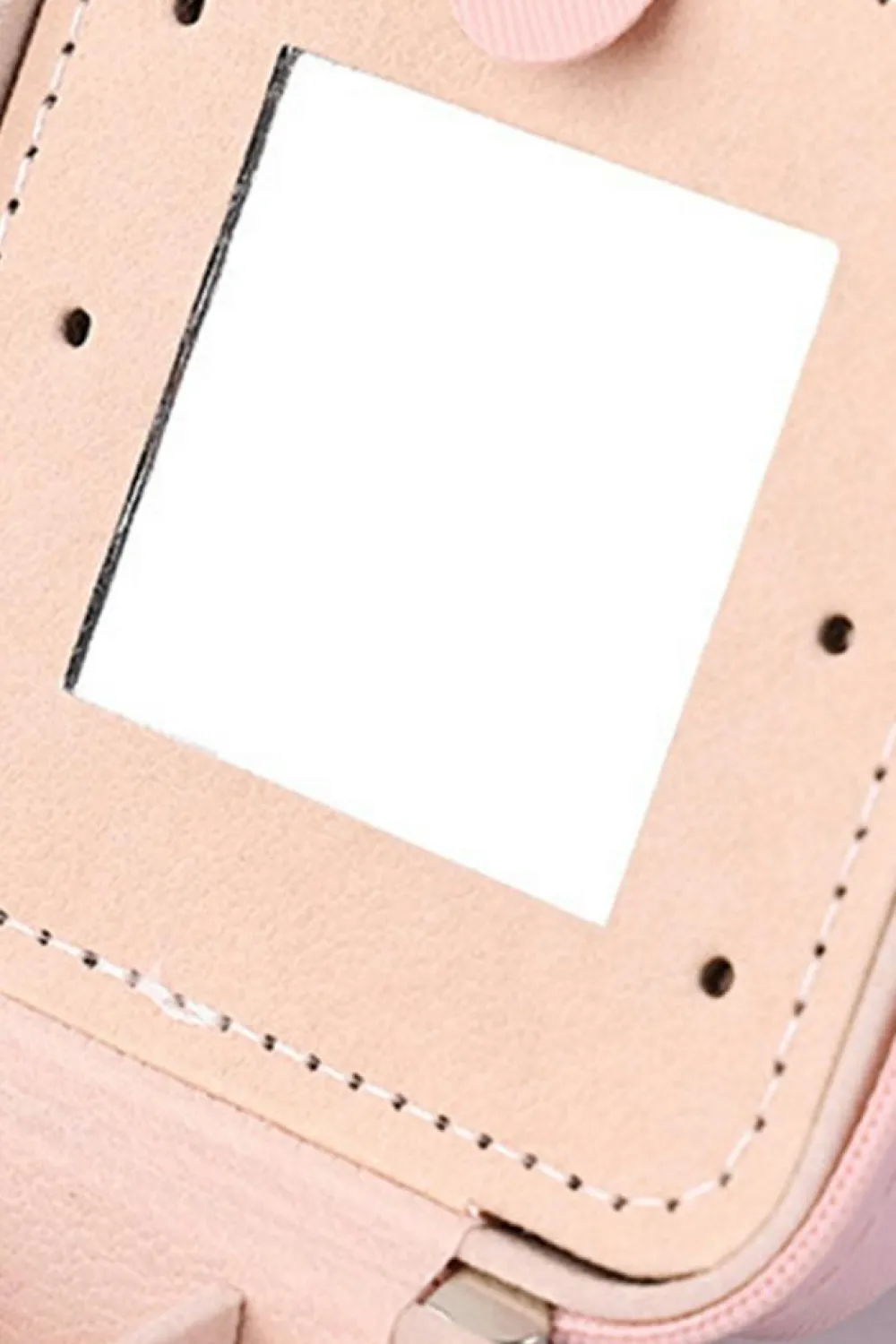Online Dear-Lover Portable Initial J Jewelry Box Pink